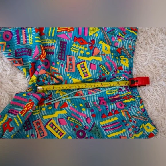 Empyre 8” Board Shorts Colorful Men's Swimwear Shorts Size Medium - Picture 6 of 13